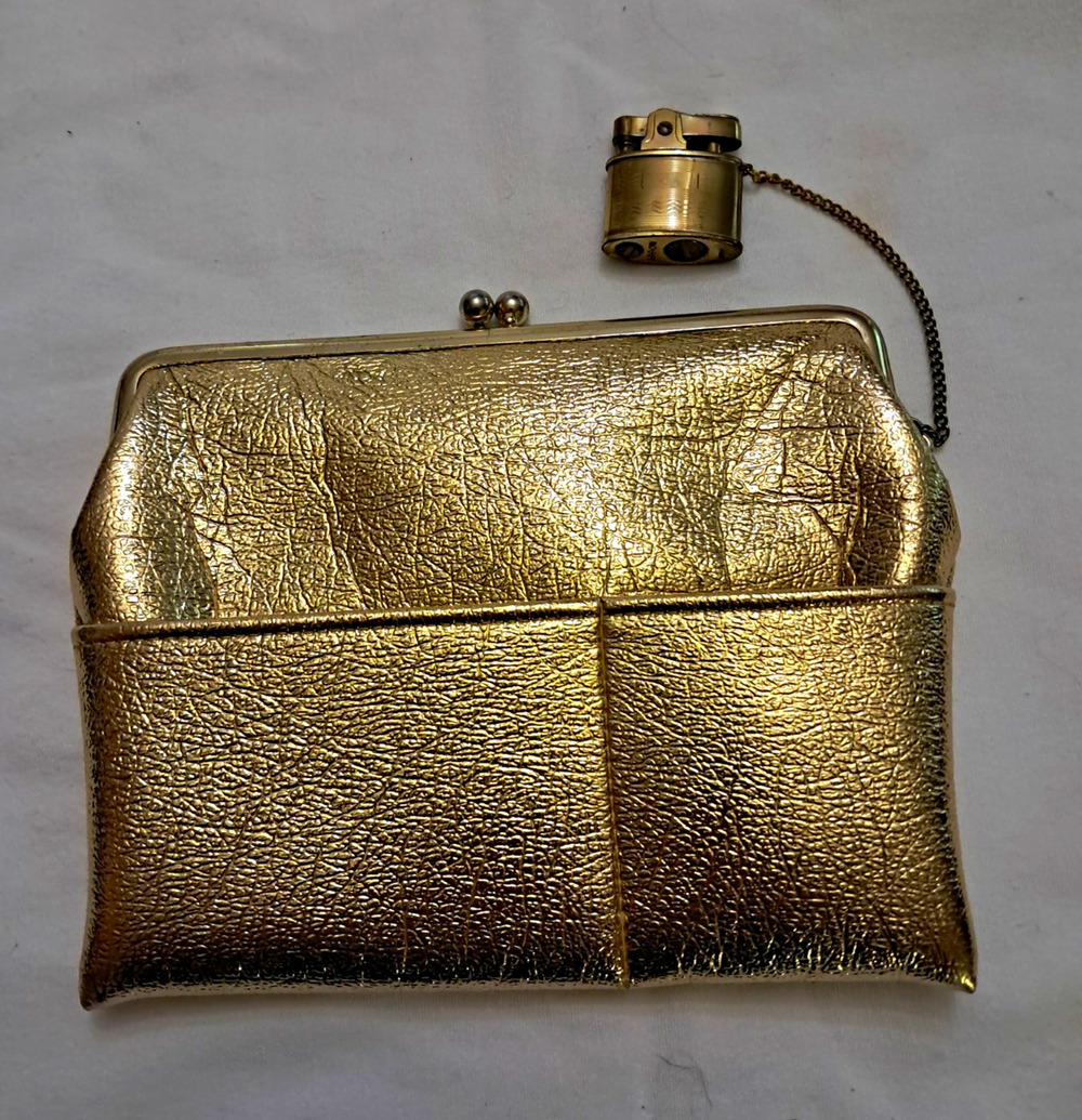 1940's St Thomas Smoking Clutch With Original Lighter. Very Rare.